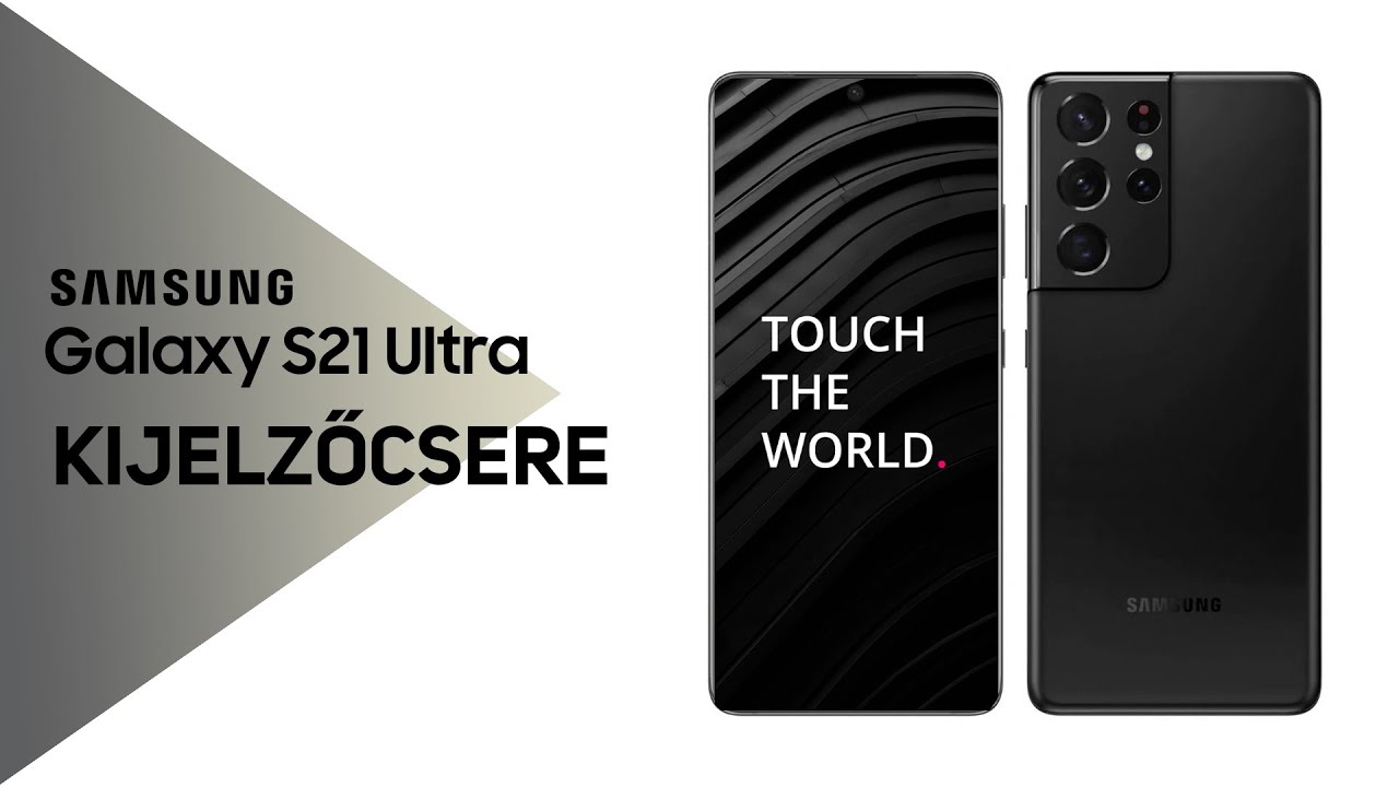 Samsung Galaxy S21 Ultra gyári kijelző csere