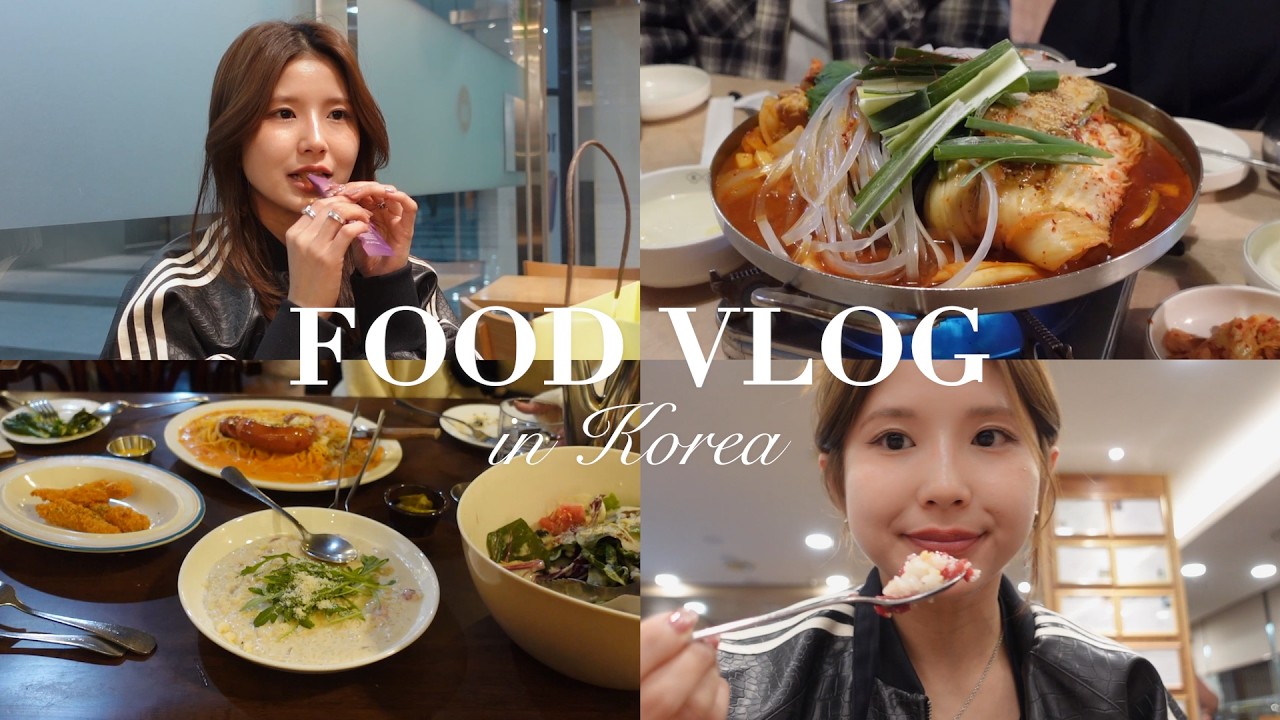 【韓国vlog】3日間の爆食記録🇰🇷グルメ&購入品紹介