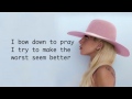 Lady Gaga - Million Reasons (Lyrics) - yagirlKL Lady Gaga - Million Reasons (Lyrics)