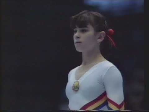 Laura Cutina (ROM) - Europeans 1985 - Horse Vault Final