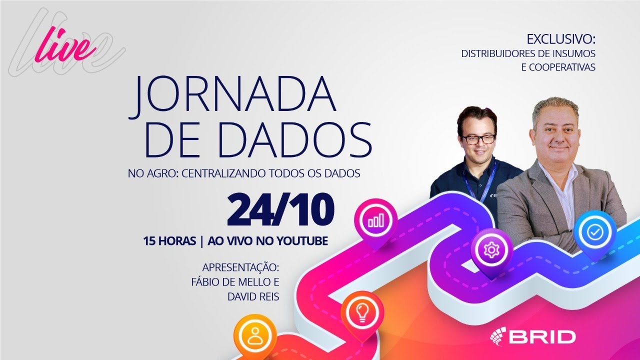 Live Brid: Jornada de Dados no Agro - Centralizando todos os dados