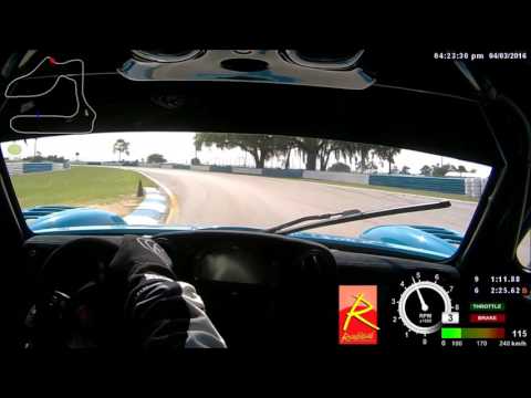 Radical RXC V6, Shakedown. Sebring International Raceway April, 4 2016 with Chin Motorsports.