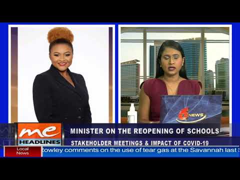 MINISTER OF EDUCATION THE REOPENING OF SCHOOLS