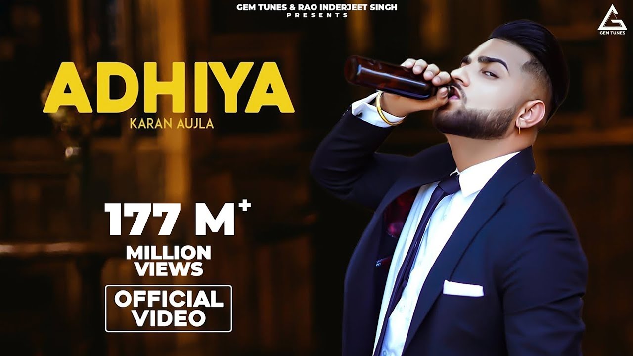 Adhiya Lyrics | Karan Aujla | YeahProof | Street Gang Music| Latest Punjabi Songs | Sky