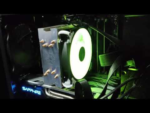 SilverStone Argon aušintuvas CPU, RGB – 120 mm video