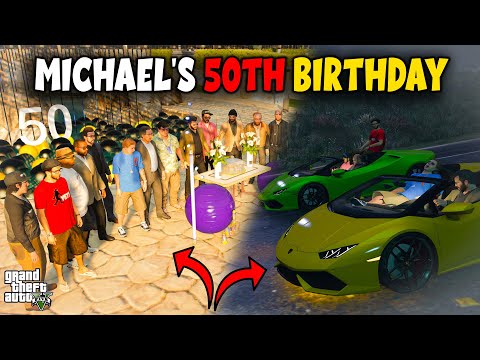 MICHAEL'S 50TH BIRTHDAY PARTY | FT. JIMMY HASSAN & DAYYAN | GTA 5 GAMEPLAY