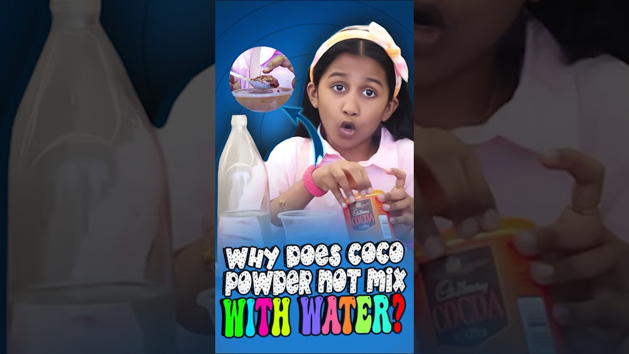 Wow! Cocoa Powder Magic I Science Experiment