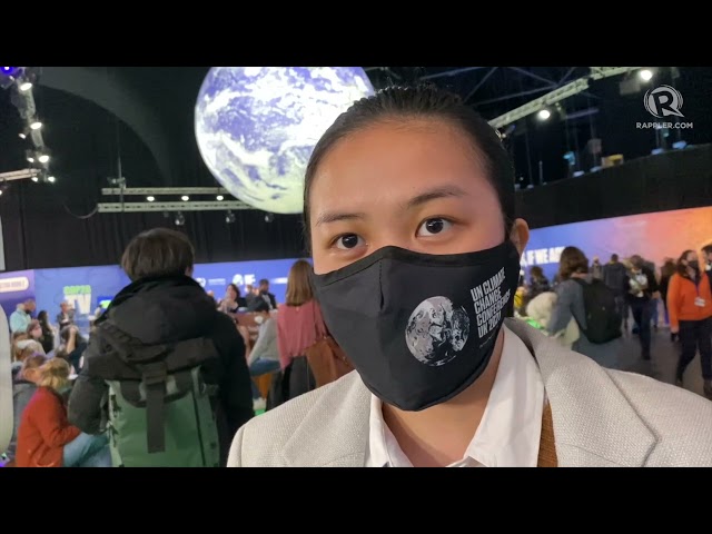 Filipina student at COP26 hails pledge to halt deforestation but says PH can do more