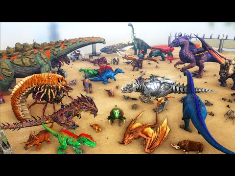 BATTLE ROYALE | ALL ARK CREATURES🦖