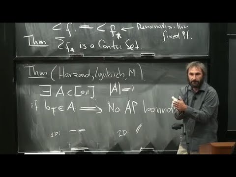 Universality and rigidity in low dimensional dynamics - Marco Martens