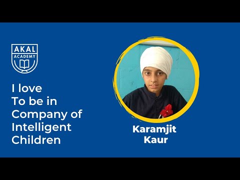 I love to be in company of intelligent children | Karamjit Kaur | Akal Academy Jhande