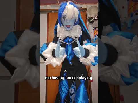 let be cosplay shadow milk in peace 🙏#cookierun #cosplay #shadowmilk #art #fyp