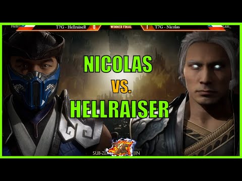 NICOLAS VS HELLRAISER - FUJIN VS SUB ZERO - HADOUKEN DOJO GAMER TOURNAMENT MK11 ULTIAMATE