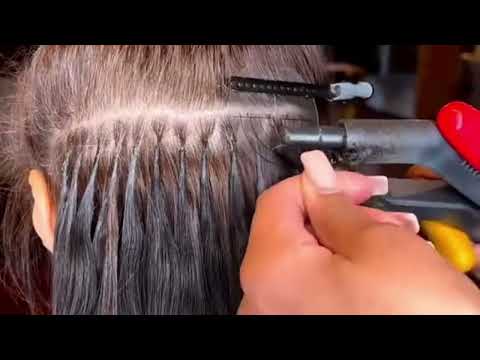 K Tip Hair Extensions Simple Installation Instructions