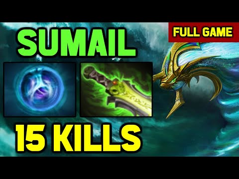 Sumail CARRY Morphling NO DEATH gameplay w/ Linkens RUSH BUILD