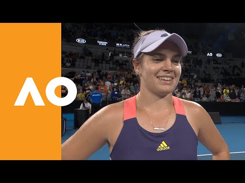 Caty McNally: "I had to stick to my guns" | Australian Open 2020 R1