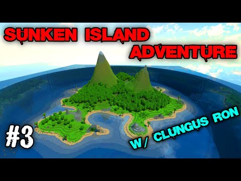 Lost Treasure Found in Sunken Island | Minecraft Adventure