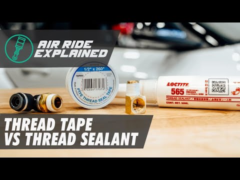 How to Seal Fittings Using Thread Tape and Thread Sealant