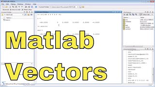 Matlab Tutorial - 32 - Creating Vectors with Random Elements