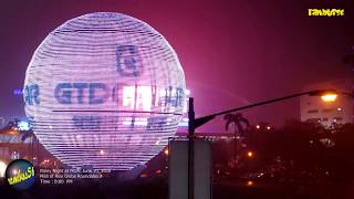MOA Mall of Asia Globe Roundabout Rainy Night Views