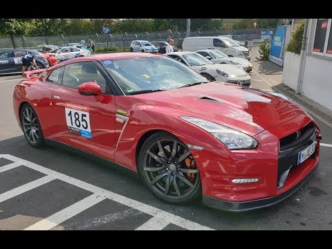 Nissan GTR chasing Lotus and pulled by Porsche in 4k - RSR Premium Trackday Nordschleife