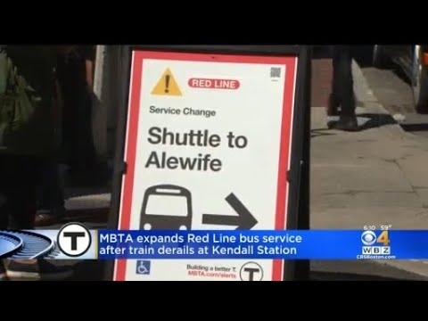 Shuttle Buses To Replace MBTA Red Line Service Between Alewife And Park Street Station After Derailm