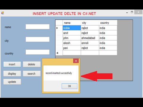 insert update delete view and search data from access database in csharp net
