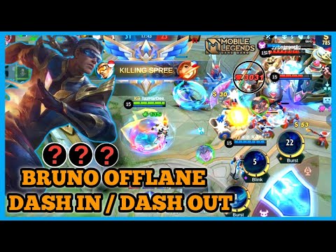BRUNO OFFLANE | BEST BUILD 2021 | HIGH CRIT & ATK SPEED BUILD | MOBILE LEGENDS