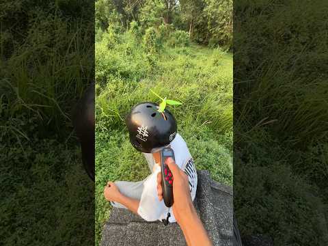 Uji coba helm Doraemon Rc 😂 #experiment #diyprojects #diy #funny #rc #fun