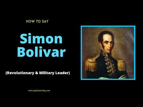 How to Say Simon Bolivar [American Accent]