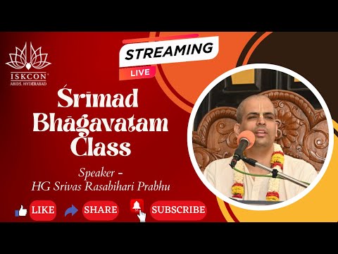 SB Class | SB 4.25.53 | HG Srivas Rasabihari Pr | 30-10-2023 | ISKCON Hyderabad