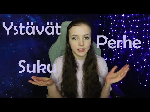 Learn Finnish - Family and friends - Perhe ja ystävät - Vocabulary and how to tell about your family