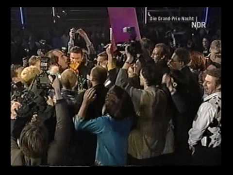 German NF 1998 - Winner's announcement and Guildo Horn's chaotic reprise