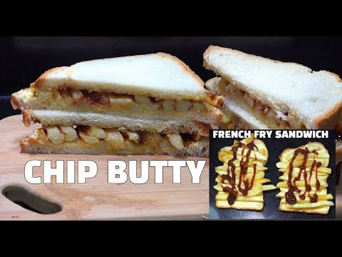 Chip Butty - How to Make a Chip Butty - French Fry Sandwich