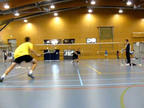 Rik Hermans vs. Micheal Cremers BADMINTON
