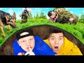 Hiding UNDERGROUND From A SWAT Team Unspeakable Vs Preston