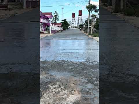 Última fase proyecto mejoramiento calle con pavimento hidráulico aldea el mango santa Ana peten