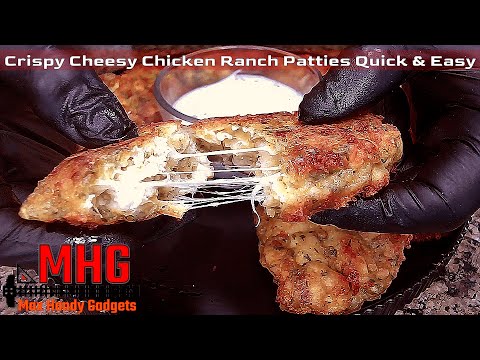 Crispy Cheesy Chicken Ranch Patties Quick and Easy
