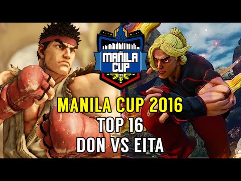 Street Fighter V Tournament: Manila Cup 2016 Top 16 - PBE Don (Ryu) v HM Eita (Ken)