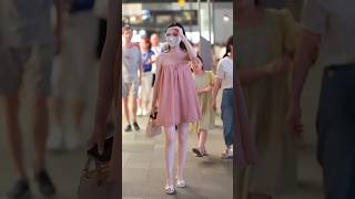 beautiful girl street fashion tiktok #chinesefashion #mejoresstreetfashion #shorts