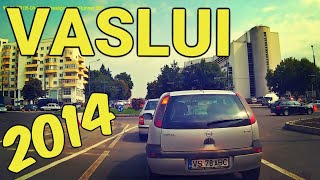 Circulație rutieră în Vaslui Romania (1)  filmare Prestigio Roadrunner 550
