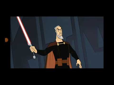 Star Wars Clone Wars (2003): Count Dooku trains Grievous