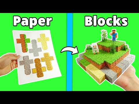 Minecraft Paper Blocks