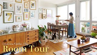 ルームツアー｜好きなものに囲まれて暮らす、アンティーク家具と猫三匹のいる暮らし🏠｜パリ生活vlog