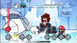 Cover art for Friday Night Funkin' THE ORIGAMI KING v.2.0 - Vellumental Battle (FC)