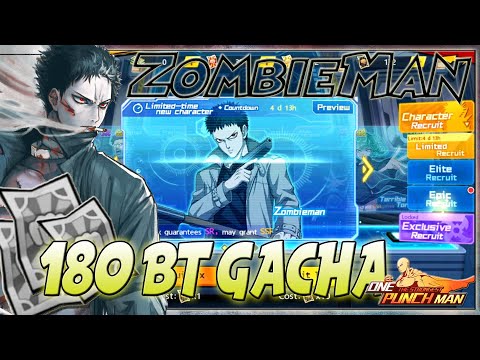 🔥🔥 180 BLACK TIKET GACHA "KUMBEK" LIMITED ZOMBIEMAN [Joki Gacha] - ONE PUNCH MAN The Strongest