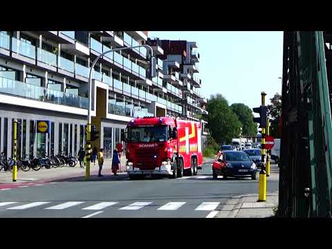 uitruk grote tankwagen zone centrum gent