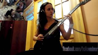 Polina Slavskaya(Hollow Mirror) Divine Heresy - Facebreaker guitar video