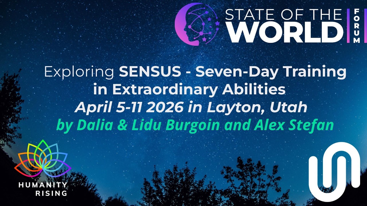 SENSUS – Seven-Day Training in Extraordinary Abilities,  April 5-11 2026 - Layton, Utah