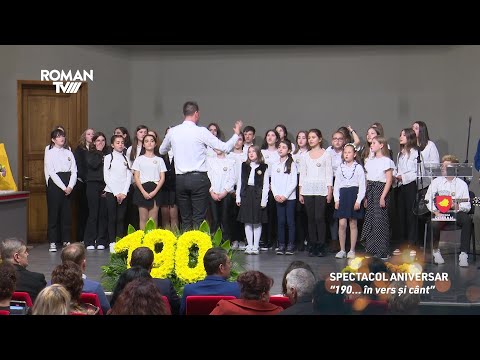 SPECTACOL ANIVERSAR - 190... în vers și cânt